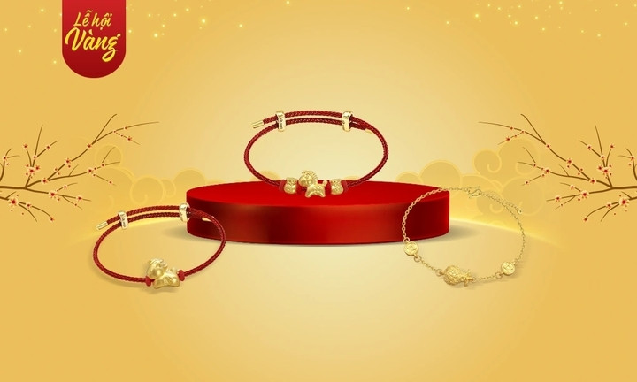 Các sản phẩm charm vàng 24K của Doji nhỏ xinh, gây ấn tượng với hình ảnh chú ngựa được tạo hình hiện đại, mới mẻ. (Ảnh: Doji)