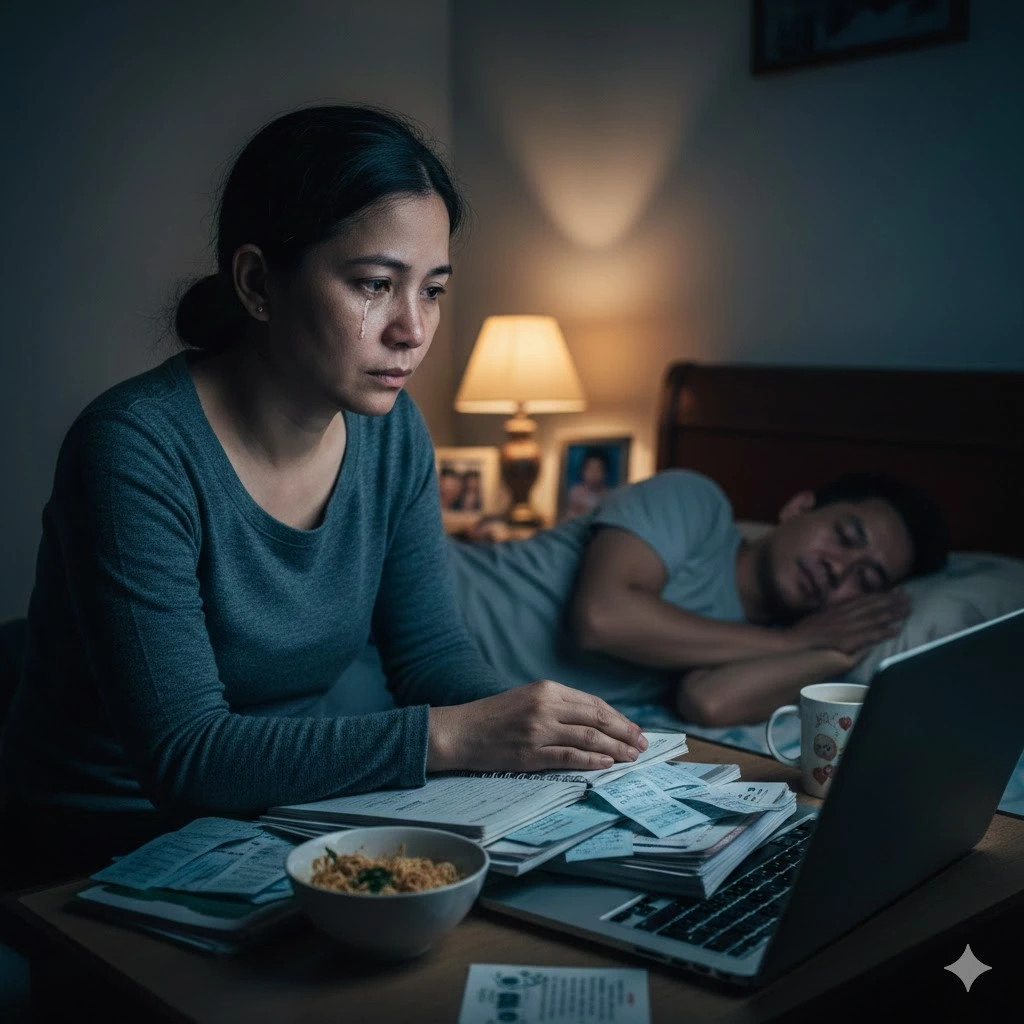 chong nhay viec nhu com bua , minh toi gong ganh kinh te gia dinh hinh anh 1