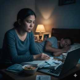 chong nhay viec nhu com bua , minh toi gong ganh kinh te gia dinh hinh anh 1