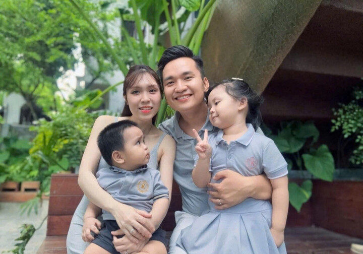 Cuộc sống của nam BTV có cái tên đặc biệt nhất VTV, từng chiến đấu với ung thư插图4 Tổ ấm nhỏ của BTV Hạnh Phúc.