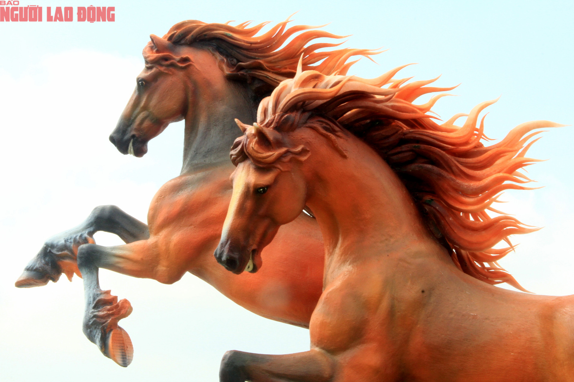 Linh vật ngựa độc đáo ở Quảng Trị do nghệ nhân Đinh Văn Tâm chế tác - Ảnh 6.