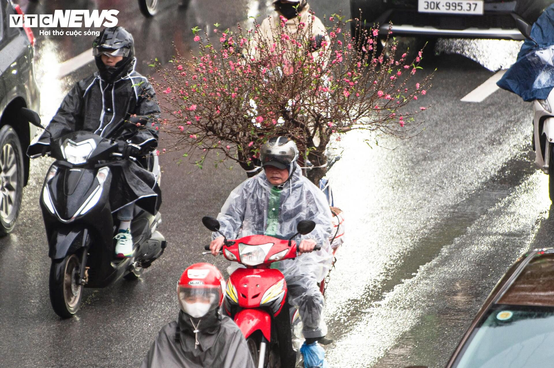 Người Hà Nội đổ ra đường sắm Tết, giao thông kẹt cứng từ sáng sớm - 10