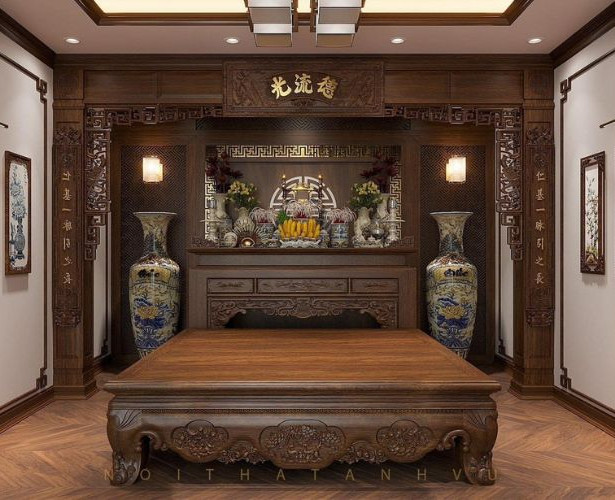 Đây mới là cách bài trí bàn thờ gia tiên 3 cấp mang lại phúc lộc và bình an - Ảnh 1.