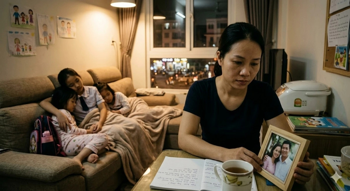 me don than voi 3 co con gai, toi co qua ich ky khi muon tim mot ben do moi hinh anh 1