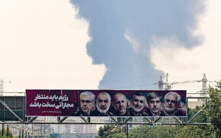 Chân dung các tướng lĩnh quân đội và các nhà khoa học hạt nhân Iran, những người thiệt mạng trong cuộc tấn công của Israel ngày 13 tháng 6 năm 2025. Ảnh The Times of Israel