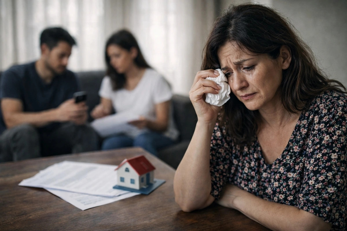 moi gio dau chong, hai con rieng muon toi ve que nuong nho de ban nha chia nhau hinh anh 1