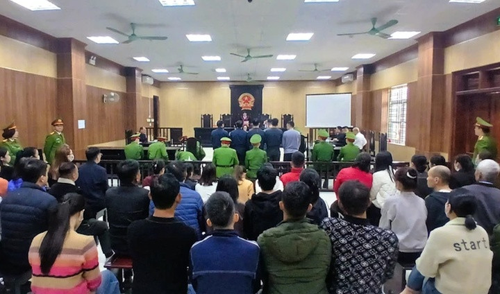 Quang cảnh phiên xét xử Nguyễn Văn Mai (tức Mạnh