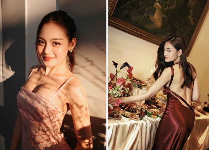 Không chỉ ghi dấu ấn qua các vai diễn, Thùy Anh còn gây chú ý bởi nhan sắc xinh đẹp và thân hình gợi cảm với chiều cao 1m67, số đo 3 vòng 82-60-88cm.