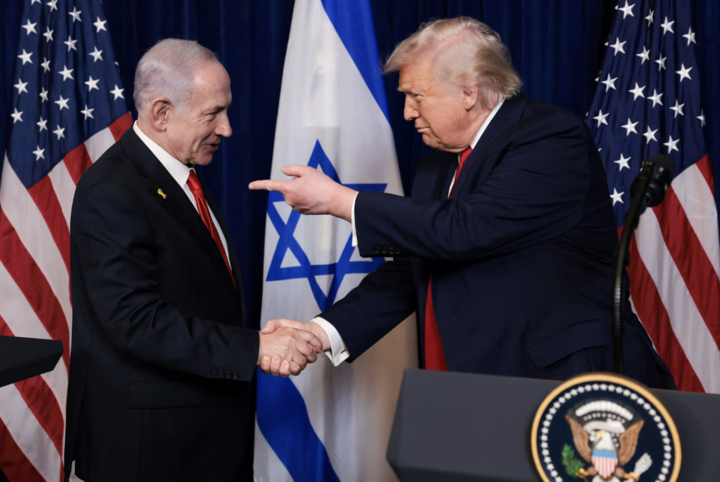 Thủ tướng Israel Benjamin Netanyahu và Tổng thống Mỹ Donald Trump. (Ảnh: Reuters)