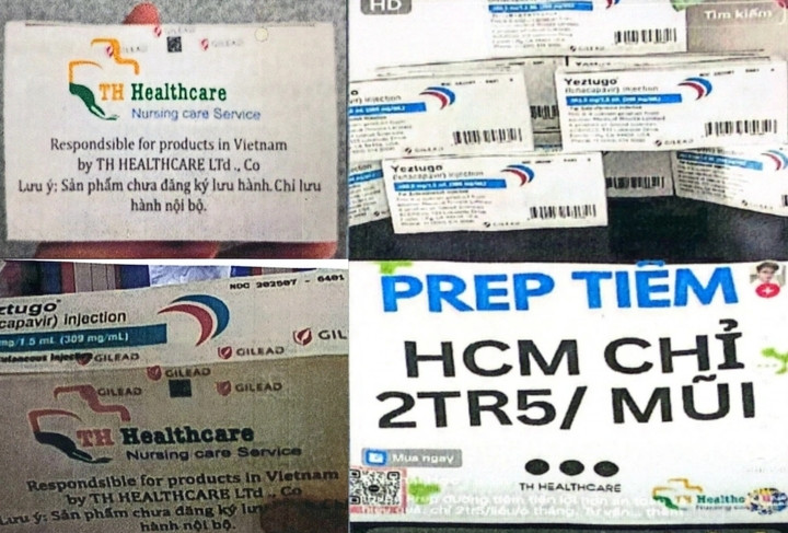 Hình ảnh sản phẩm YEZTUGO, tên công ty TH HEALTHCARE LTD.,Co được đăng quảng cáo và bài đăng quảng cáo thuốc trên mạng xã hội của ông Trần Thái Học.