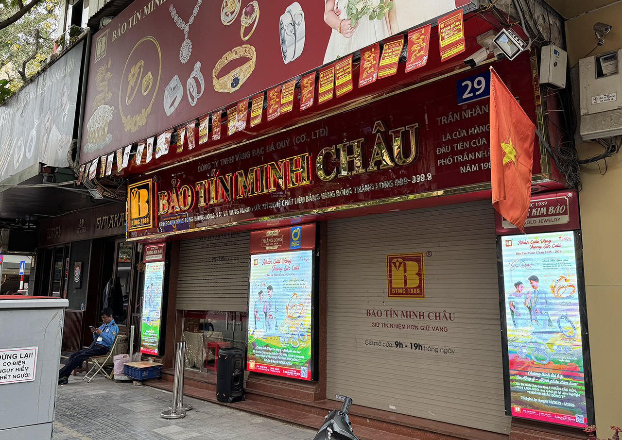 Cửa hàng vàng Bảo Tín Minh Châu ở Trần Nhân Tông đột ngột đóng cửa插图 bao tin .jpg