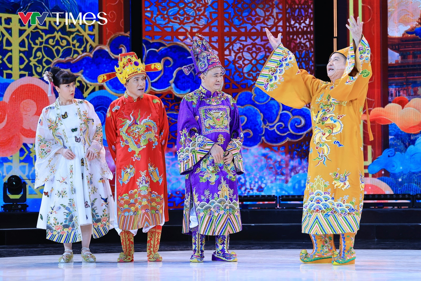 'Táo quân' trở lại, hứa hẹn sẽ khiến khán giả cười nghiêng ngả插图 Hình ảnh đầu tiên của Táo quân 2026 trên VTV3 trong chương trình Cuộc hẹn với tháng 3 - Ảnh 1.