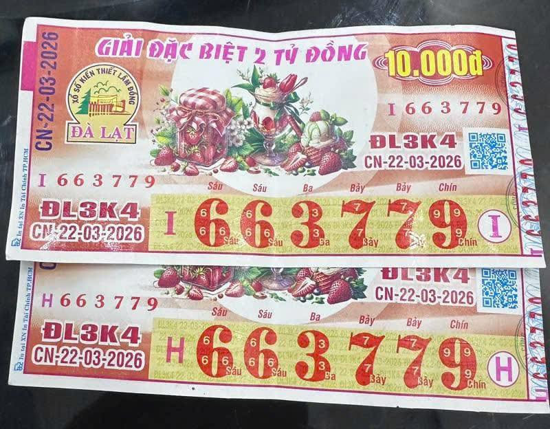 Xổ số miền Nam: Chiều 27-3, giải độc đắc bất ngờ xuất hiện tại 1 đại lý quen thuộc插图2 Xổ số miền Nam 2026: Đại lý Hổ gây sốt với giải độc đắc trúng thưởng liên tục - Ảnh 3.