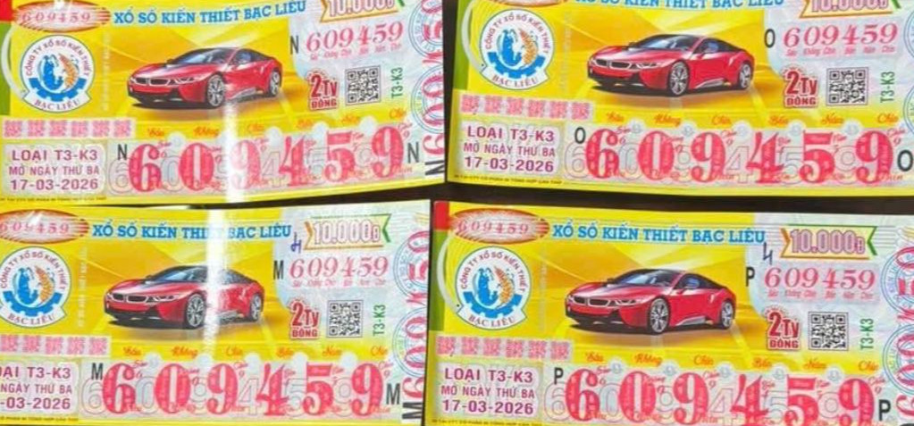 Xổ số miền Nam: Chiều 27-3, giải độc đắc bất ngờ xuất hiện tại 1 đại lý quen thuộc插图1 Xổ số miền Nam 2026: Đại lý Hổ gây sốt với giải độc đắc trúng thưởng liên tục - Ảnh 2.