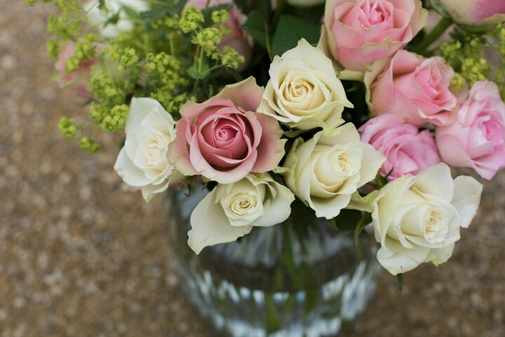 Mẹo cắm hoa hồng tươi lâu: Đặt bình hoa ở nơi râm mát, tránh ánh nắng trực tiếp. (Ảnh: Jonathan Bean)