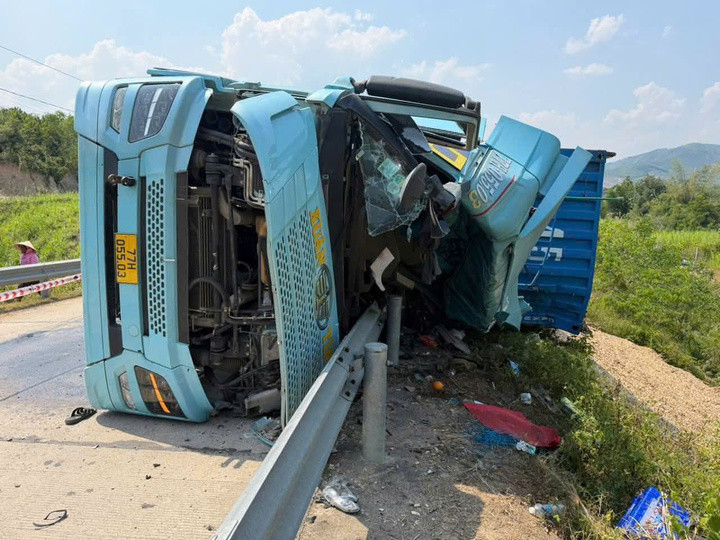 Hiện trường vụ tai nạn.