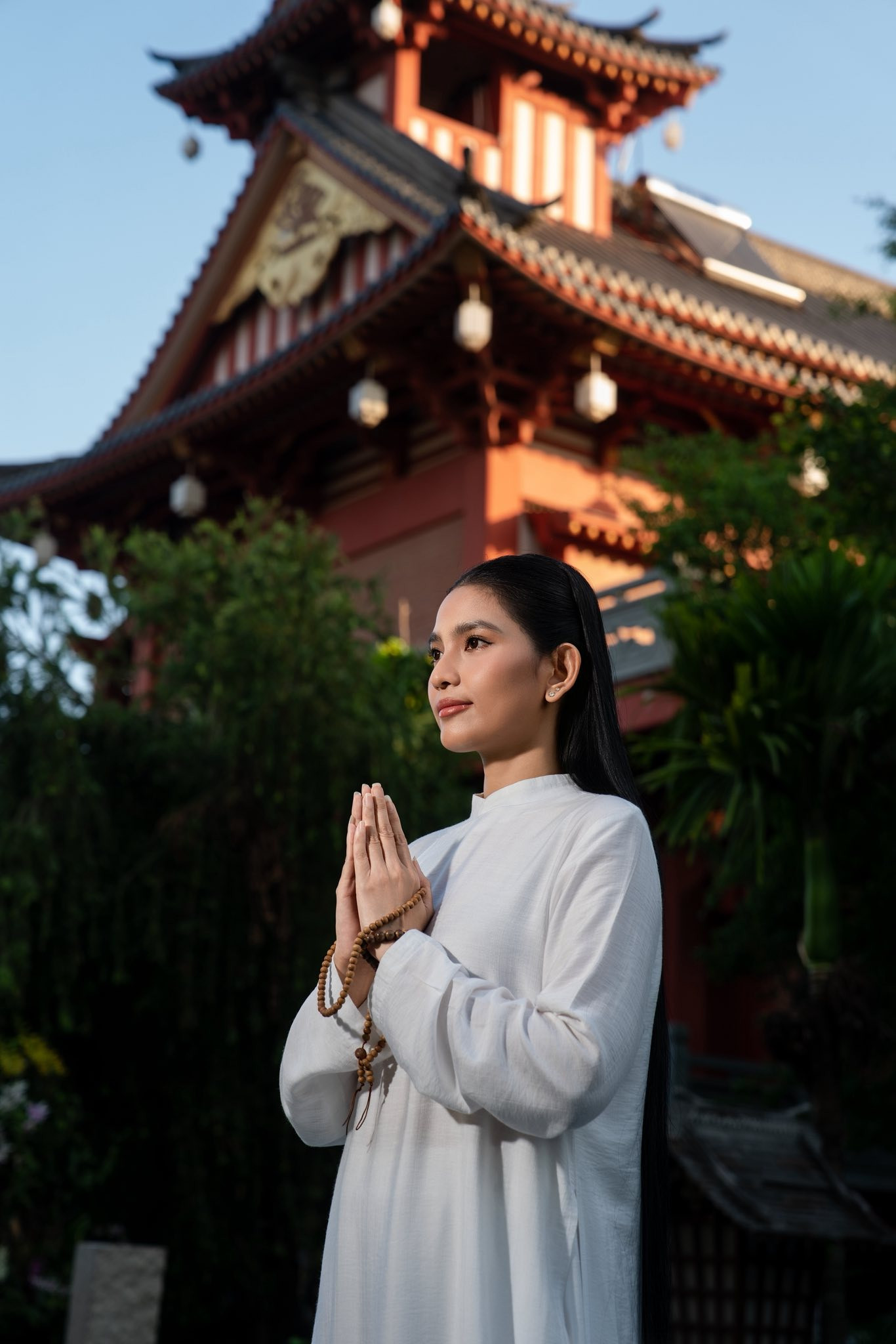 Á hậu Trương Thị May ăn chay trường từ nhỏ, tuổi U40 nhan sắc thăng hạng - Ảnh 5.