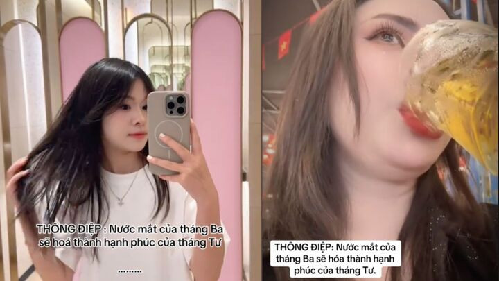 Nhiều dân mạng nhắn nhủ nhau để lại khó khăn tháng 3, để hướng đến điều tích cực hơn