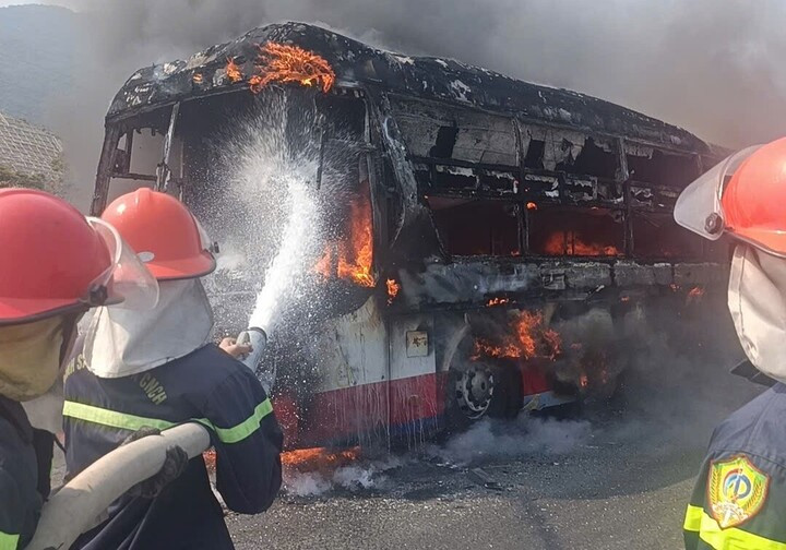 Hiện trường vụ cháy. (Ảnh: CACC)