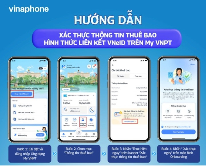 Hướng dẫn cách xác thực sinh trắc học với thuê bao di động - 5