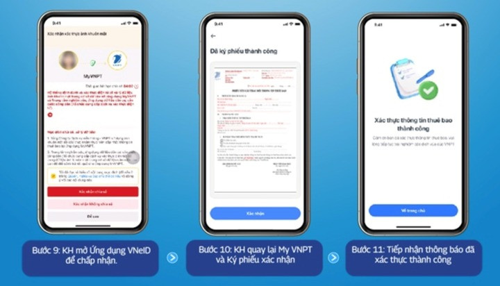 Hướng dẫn cách xác thực sinh trắc học với thuê bao di động - 7