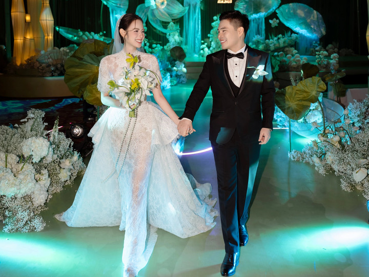 'Kim Tae Hee Việt Nam' gây chú ý trên phim giờ vàng VTV là ai?插图1 Tháng 11/2025, người đẹp vừa lên xe hoa với ông xã Lê Minh Trung.