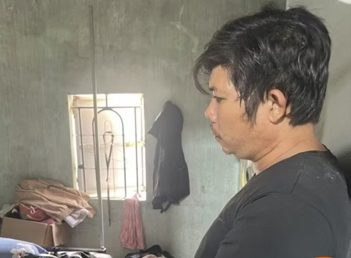 Lê Minh Hận khi bị bắt (Ảnh: Công an tỉnh Khánh Hòa)