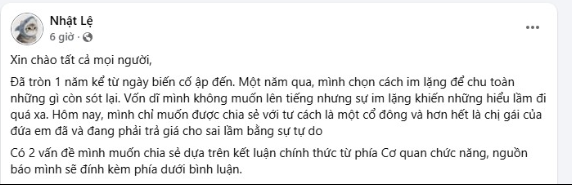 Tròn 1 năm Quang Linh Vlogs bị bắt, chị gái lên tiếng: 'Em mình đã sai và đã trả giá...' - Ảnh 1