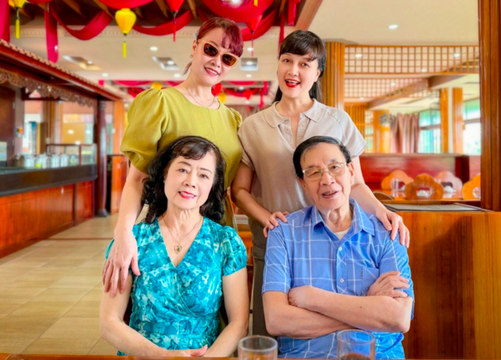 Cặp chị em sao Việt giống nhau đến khó tin từng lọt top hoa hậu插图3 Nhan sắc trẻ trung của chị em Vân Dung ở hiện tại.