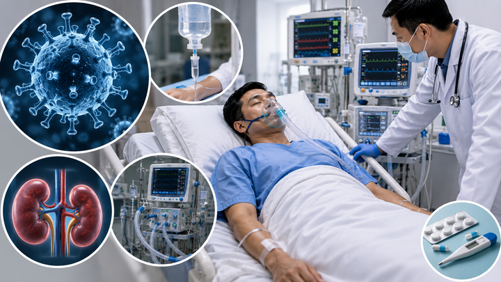 Điều trị người nhiễm virus Hanta hiện chủ yếu tập trung vào chăm sóc hỗ trợ, kiểm soát triệu chứng và xử lý biến chứng (Ảnh minh họa)