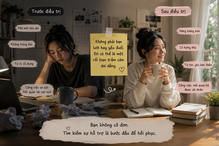 Sau điều trị người bệnh sẽ tìm lại được sự hứng thú với cuộc sống