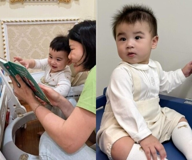 Bé Panda có giáo viên đến tận nhà để kèm cặp mỗi ngày.