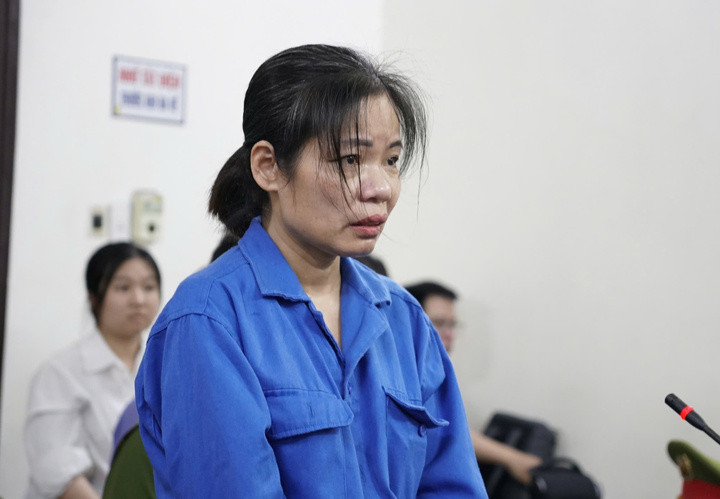 Bị cáo Trương Thị Bắc tại toà.