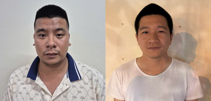 Bị can Nguyễn Minh Đức và Ngô Thanh Tùng.