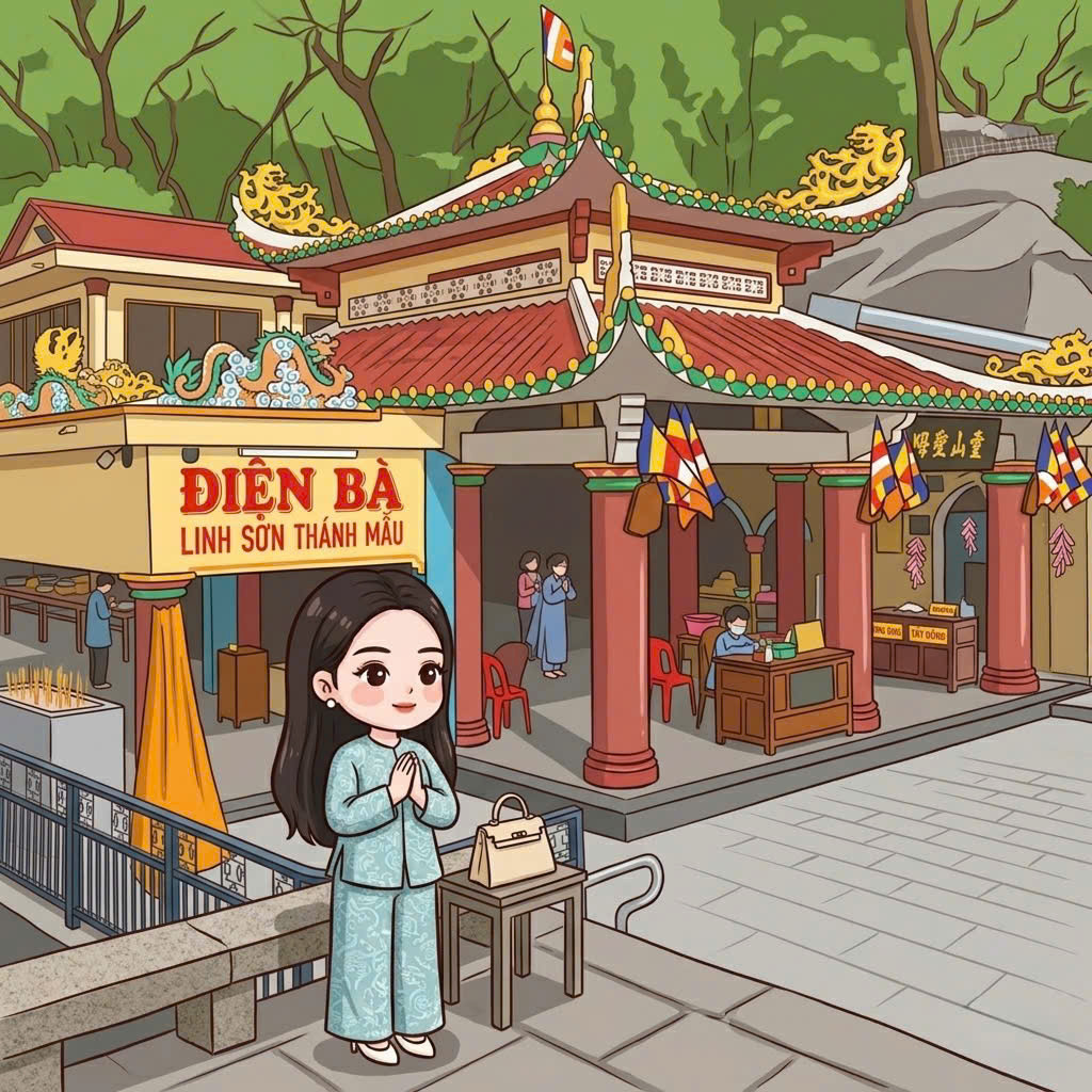 Tranh cãi chuyện mặc quần đùi, leo trèo chụp ảnh ở Núi Bà Đen - Ảnh 4.