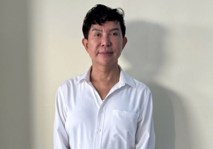 Bị can Đinh Long Nhật (ca sĩ Long Nhật). (Ảnh: Công an TP.HCM)