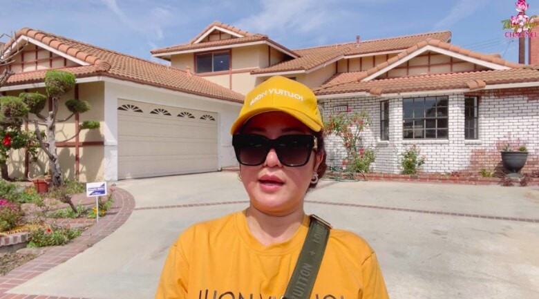 Căn nhà khang trang của danh hài Thúy Nga tại Mỹ.
