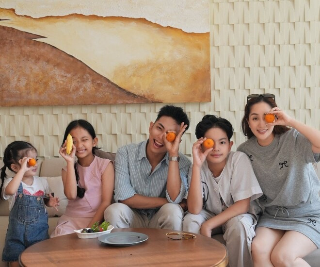 Các con của cặp đôi thừa hưởng năng khiếu khiêu vũ
