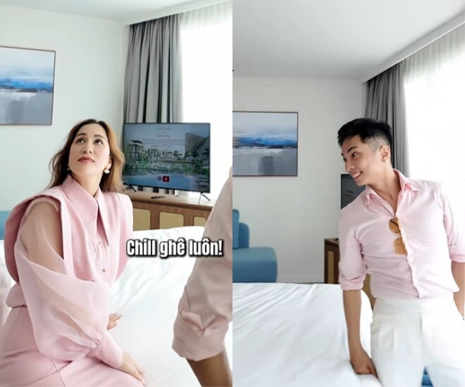 Khánh Thi phản ứng hài hước khi được Phan Hiển rủ rê sinh thêm đứa nữa