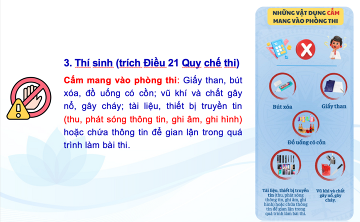 6 lưu ý quan trọng thí sinh cần nhớ trước kỳ thi lớp 10 công lập Hà Nội - 2