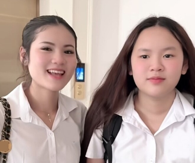 2 con gái sinh đôi của Hoa hậu Phương Lê có tính cách trái ngược.