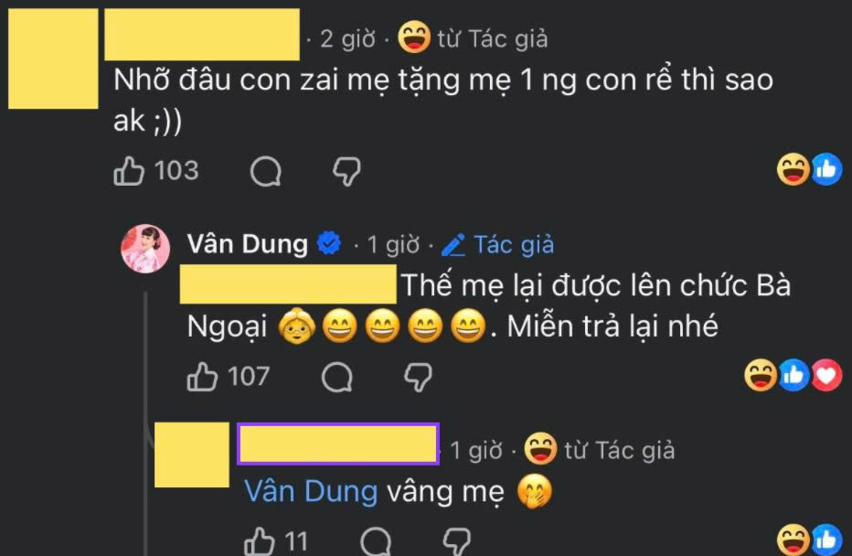 Nữ nghệ sĩ hài gây sốt với màn đáp trả cực duyên về chuyện tình cảm của con trai - Ảnh 2.