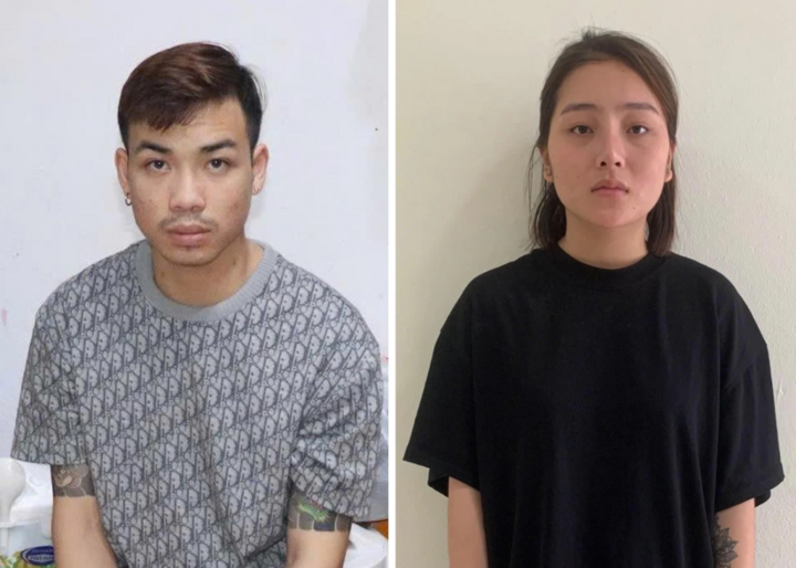 Nguyễn Minh Hiệp và Bàn Thị Tâm trong vụ việc gây ra cái chết thương tâm của em nhỏ 4 tuổi tại Hà Nội.