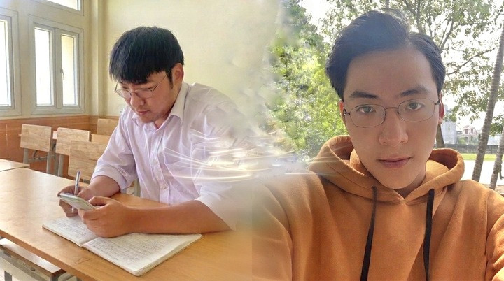 Đặng Minh Hiếu, nam sinh lần thứ 7 tham gia kỳ thi tốt nghiệp THPT để “săn” điểm 10 môn Toán. (Ảnh: NVCC)