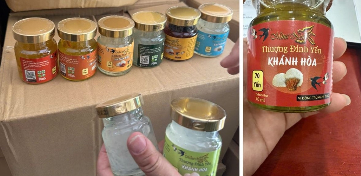 Thu giữ 70.000 hũ trong đường dây yến giả 'khủng': Công an công bố hình ảnh sản phẩm插图1 0daddf3f d968 4a8e a488 e15dd34c9791.jpg