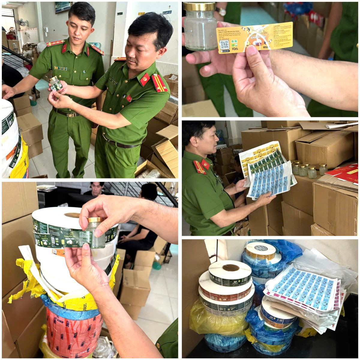 Thu giữ 70.000 hũ trong đường dây yến giả 'khủng': Công an công bố hình ảnh sản phẩm插图2 8852745b 8959 4572 9779 83a2f78e65aa.jpg