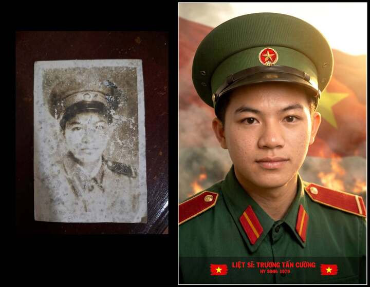 Anh Thắng hồi sinh những tấm ảnh đã mờ nhòe theo thời gian. (Ảnh: NVCC)