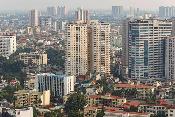 Giá chung cư, nhà liền thổ bắt đầu xu hướng giảm.