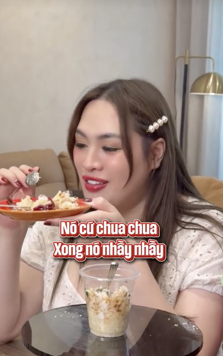 Từ biểu cảm đến cách diễn đạt, nhận xét món khoai mì của Cô Au đều nhận nhiều ý kiến trái chiều