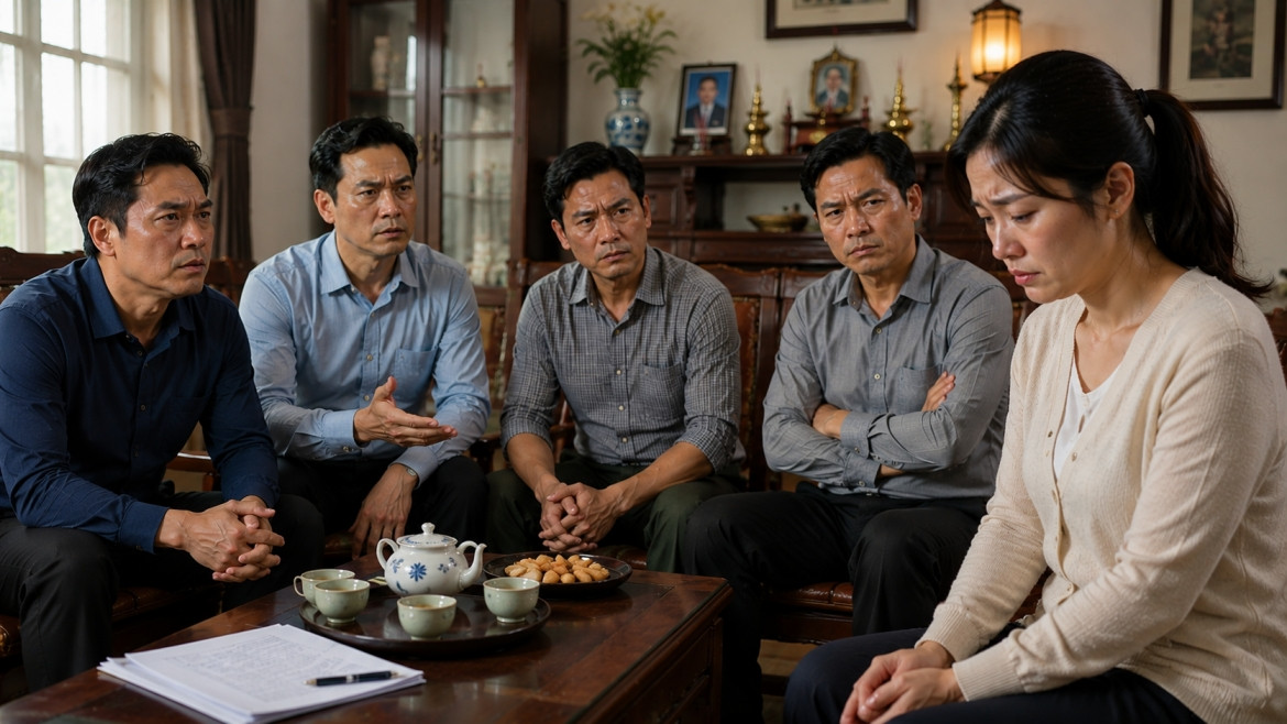 O vay cham bo me, cac anh trai yeu cau toi ra khoi can nha de chia tai san hinh anh 1